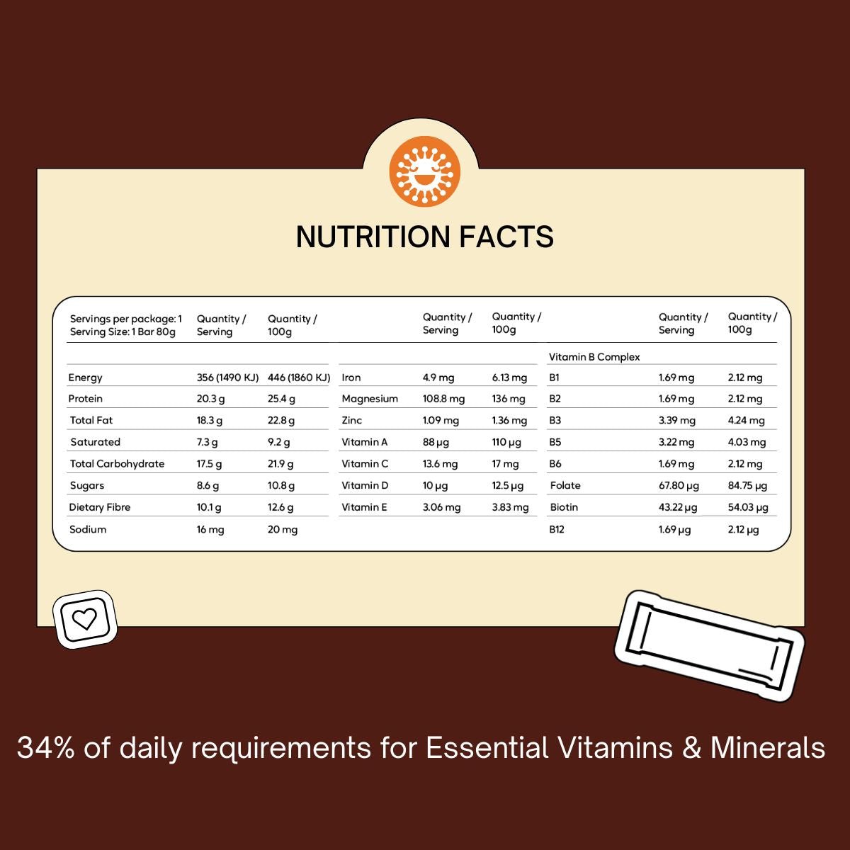 HAPPIFY NUTRITIONAL BAR