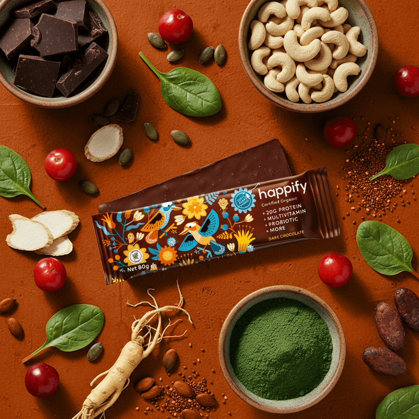 Happify bar Dark Chocolate